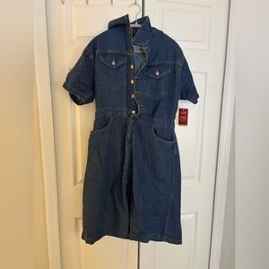 Levi vintage Strauss Blue Denim woman’s Dress